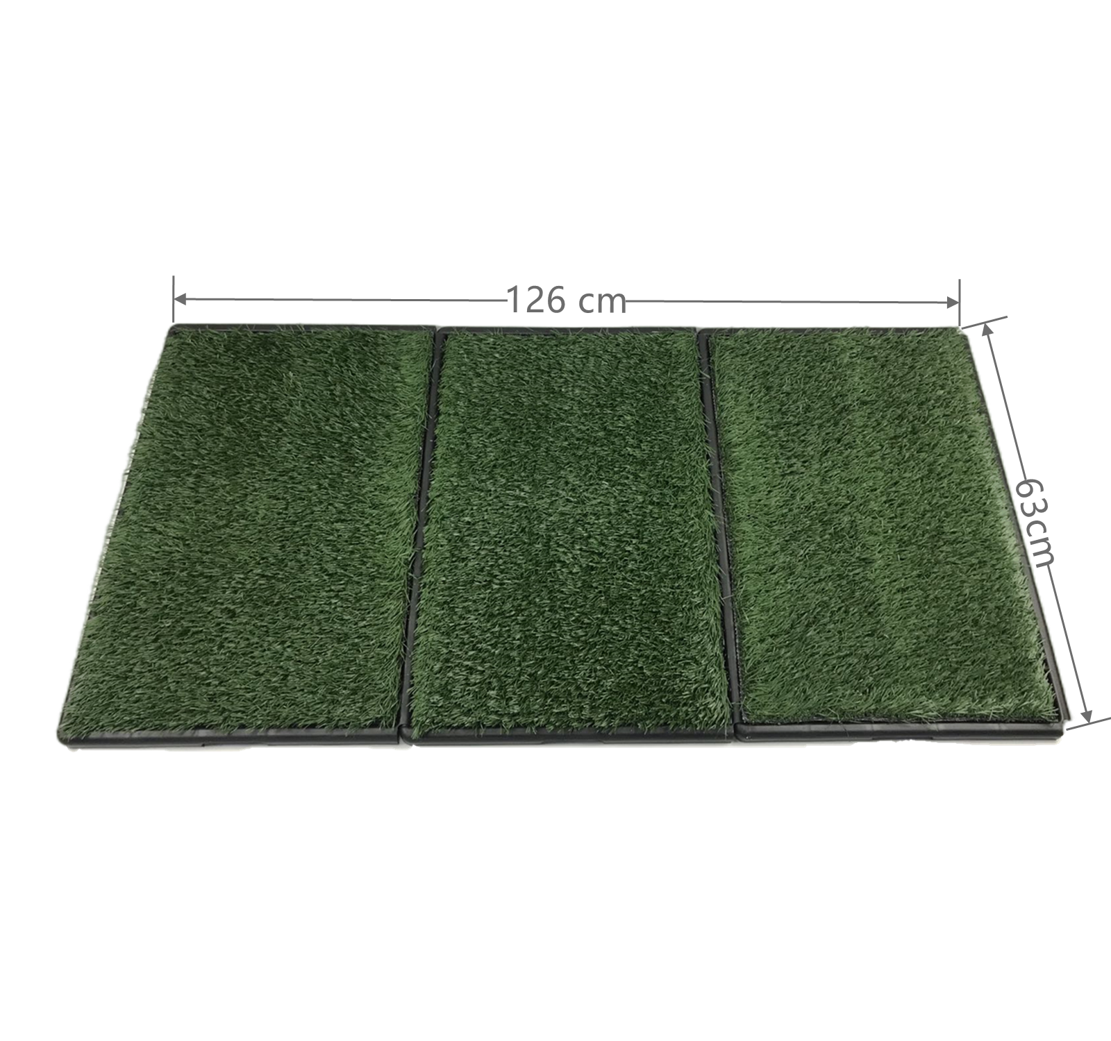 YES4PETS Indoor Dog Puppy Toilet Grass Potty Training Mat Loo Pad 126Â x 63Â cm