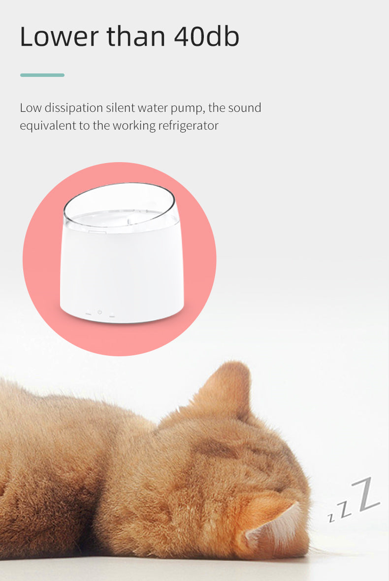 YES4PETS Electric Pet Dog Cat Water Fountain Automatic Self-Clean Water Fountain 1.5L