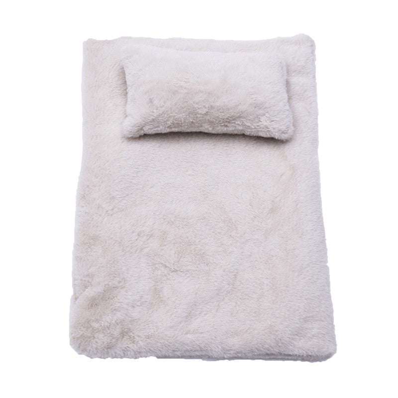 Solid Wood Pet Cat Dog Bed with Bedding Petsby | Pet Essentials