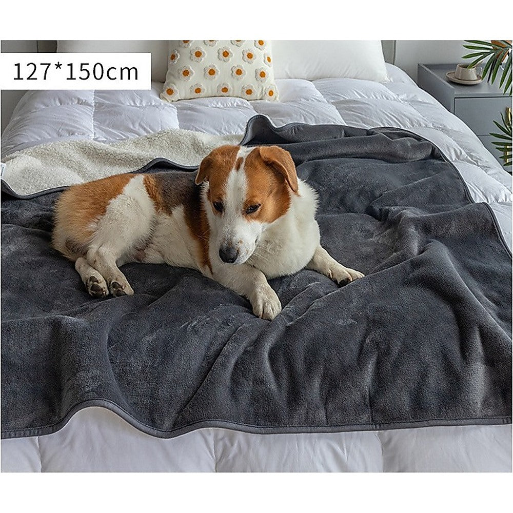 Premium Waterproof Reversible Pet Dog Blanket Bed Protects Couch Bed f Petsby | Pet Essentials