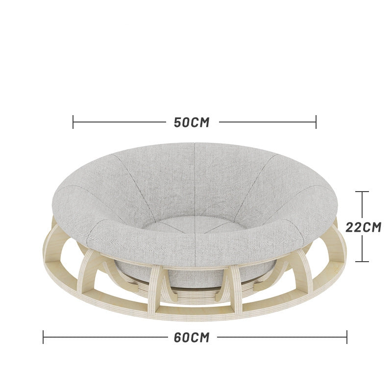 Gyro Round Cat Nest Bed