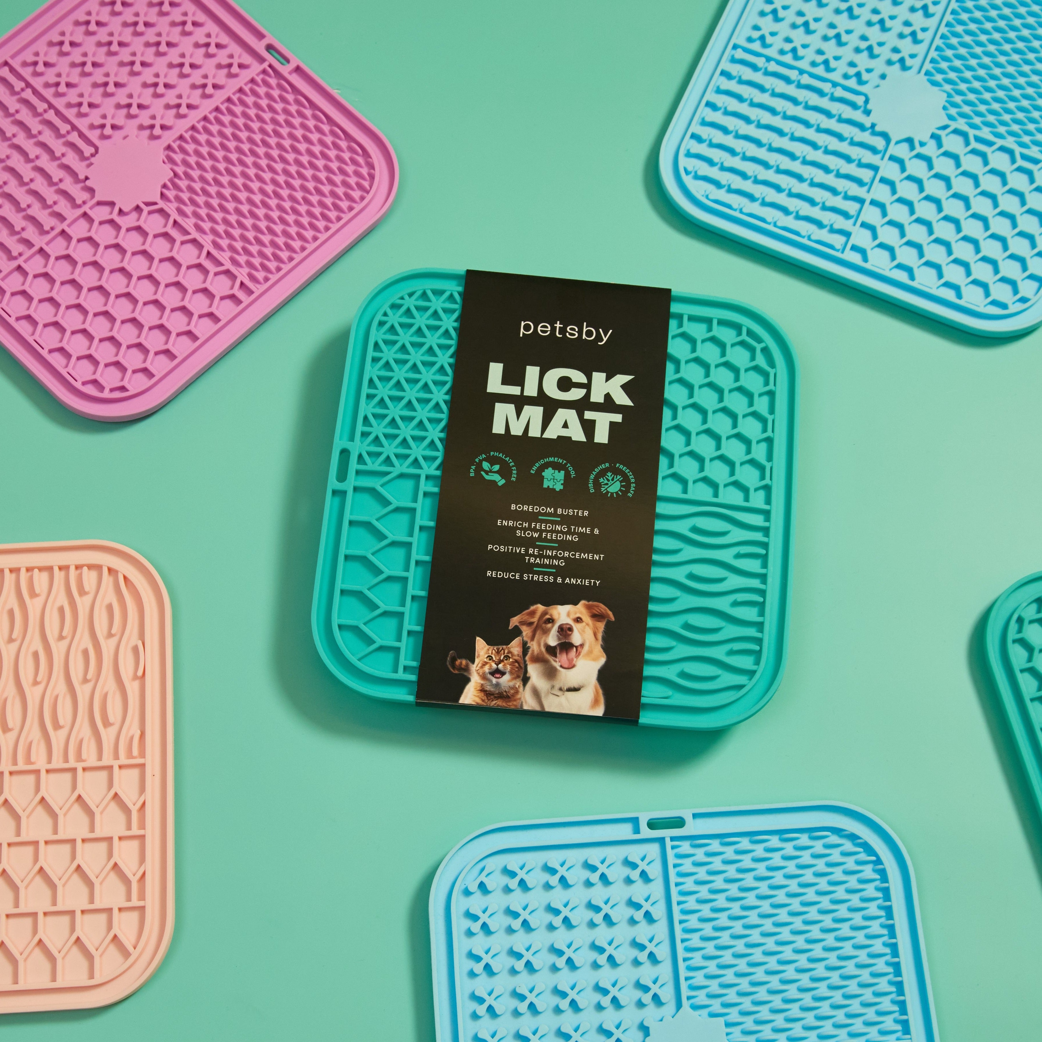 Lick Mat for Dogs Cats Slow Feeder