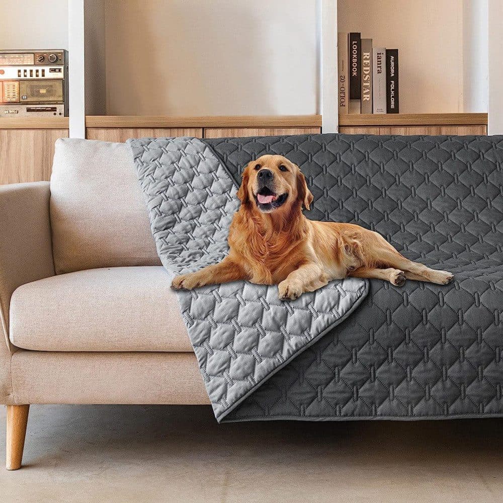 Waterproof Leakproof Double-Sided Dog Blanket Furniture Protector for Pets, 130x200cm