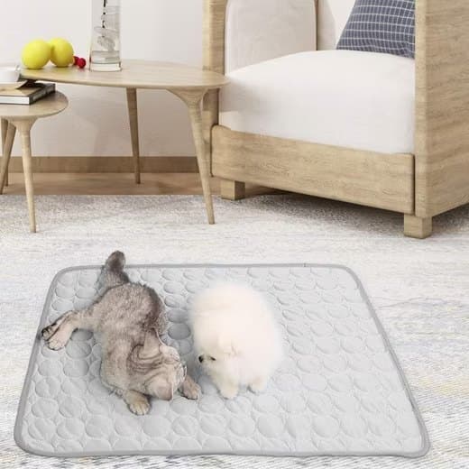 Cooling Mat for Dogs and Cats, 70x55cm, Breathable, Multiple Colors Available, Gray