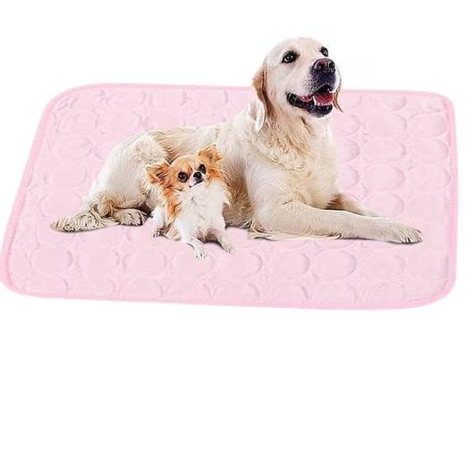 Cooling Mat for Dogs and Cats, 50x40cm, Pink, Breathable, Multiple Colors Available