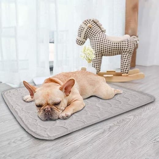Cooling Mat for Dogs and Cats, 50x40cm, Breathable, Multiple Colors Available, Gray