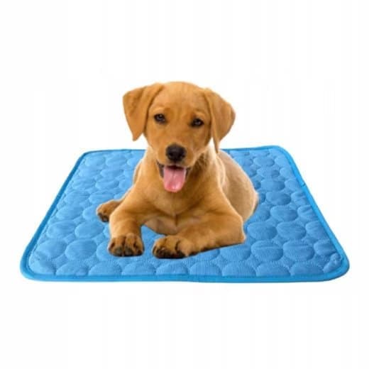 Cooling Mat for Dogs and Cats, 100×70cm XL, Blue, Breathable, Several Colors Available