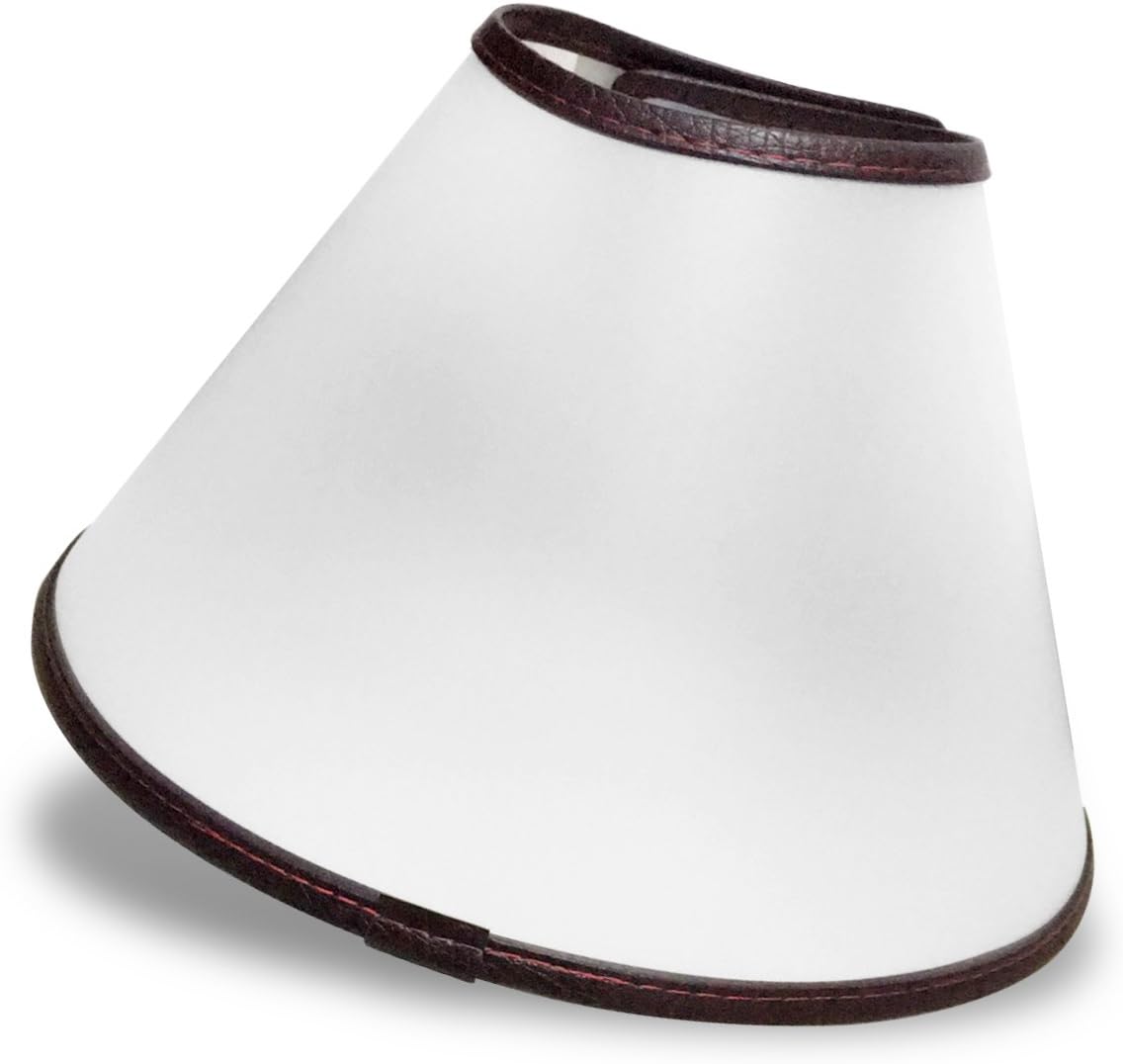 Felicey Pet Adjustable Dog Elizabeth Collar - Protective Recovery Cone Collar with Soft Edge for Anti-Bite, Surgery or Wound Healing (XL) (White, XL)