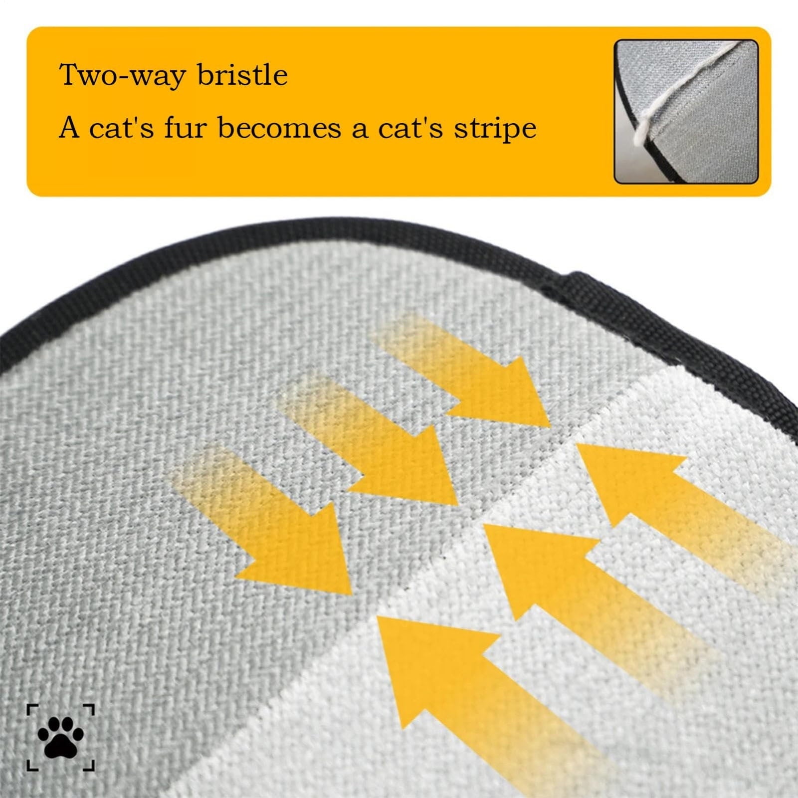 Pet Hair Removal Glove, Efficient Grooming Gloves for Cats & Dogs,Cat Grooming Gloves for Pet Hair Removal, Double Sided Grooming Glove,Reusable Pet Hair Remover Glove