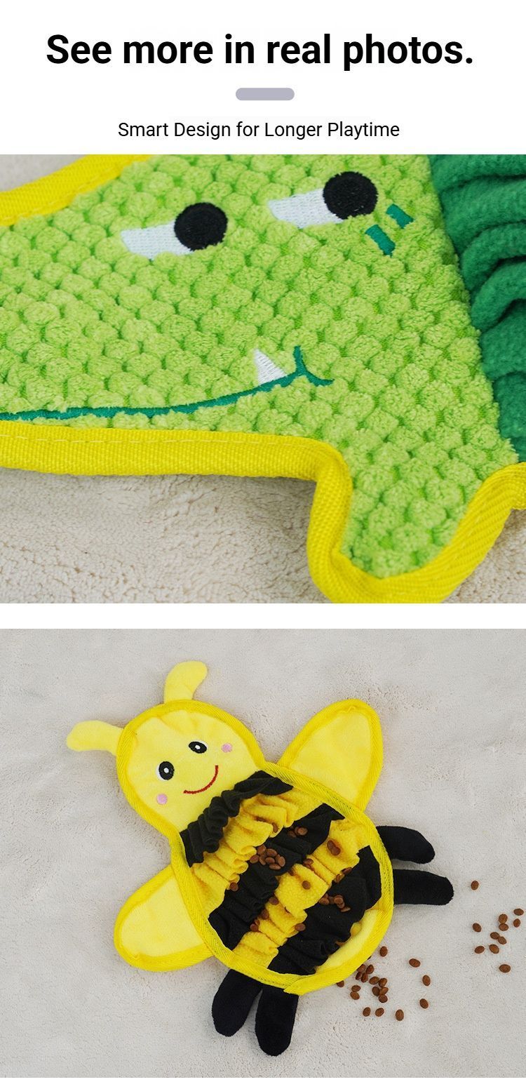 Dog Snuffle Mat for Foraging and Enrichment fried chicken