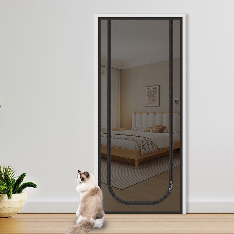 Pet Zipper Screen Door Black 95 x 220cm
