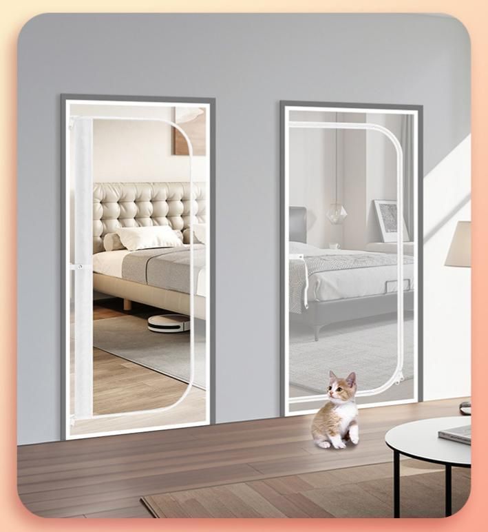 Pet Zipper Screen Door Black 95 x 220cm