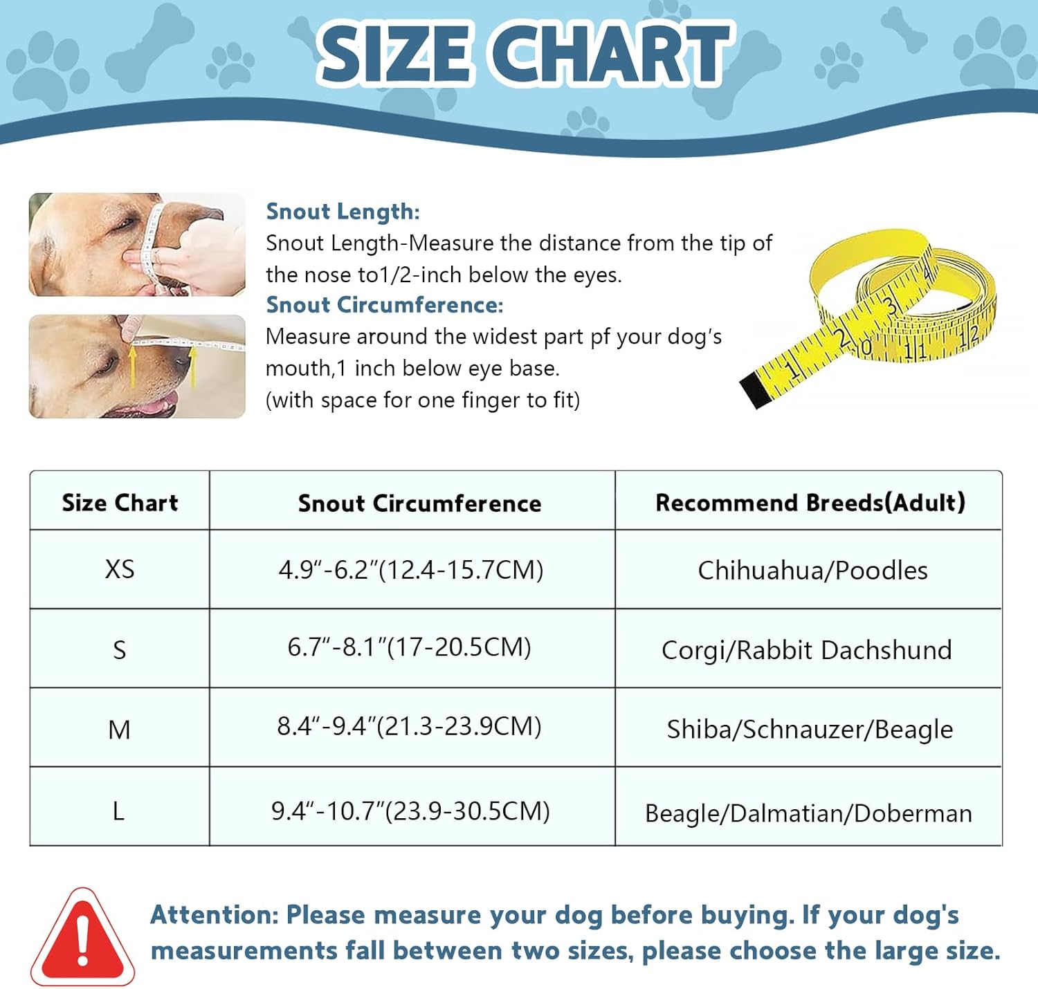 Muzzle for Small Dogs with Adjustable Straps, Breathable Mesh Small Dog Muzzle for Biting Chewing Licking Grooming or Eating Everything, Reflective Tape Design, Lightweight and Portable (XS)