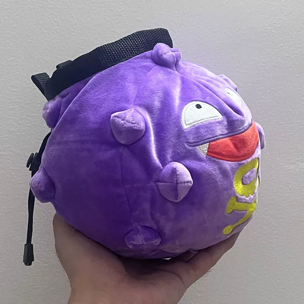 Koffing Chalk Bag Rock Climbing Chalk Bag For Bouldering Gym Indoor & Outdoor Climbing with Adjustable Belt
