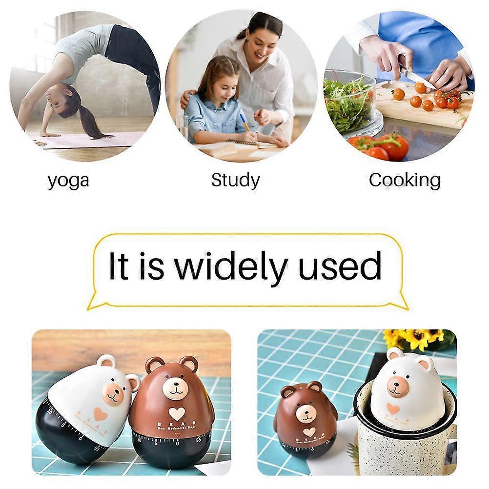 Bear Kitchen Timer - Mechanical Timer for Cooking & Baking