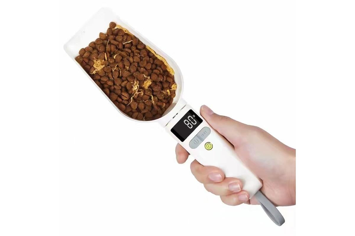 Digital Pet Weighing Spoon High Accuracy Detachable Kitchen Spoon Scale