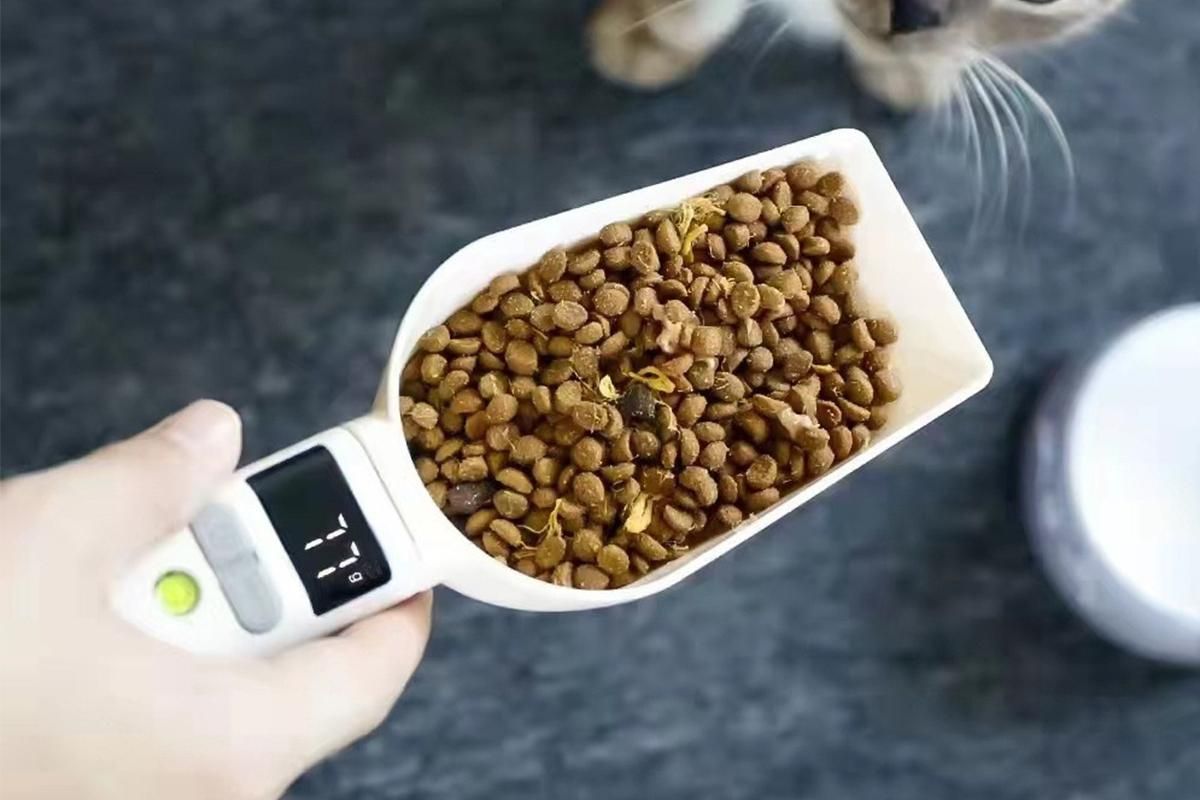 Digital Pet Weighing Spoon High Accuracy Detachable Kitchen Spoon Scale