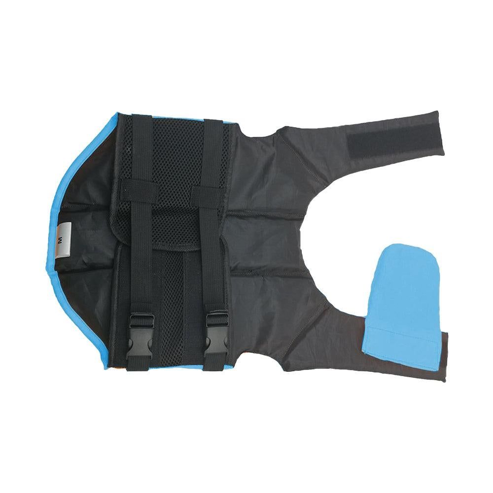 Dog Life Jacket Wings Pet Life Vest Adjustable Dog Flotation Swim Vest Blue - XS