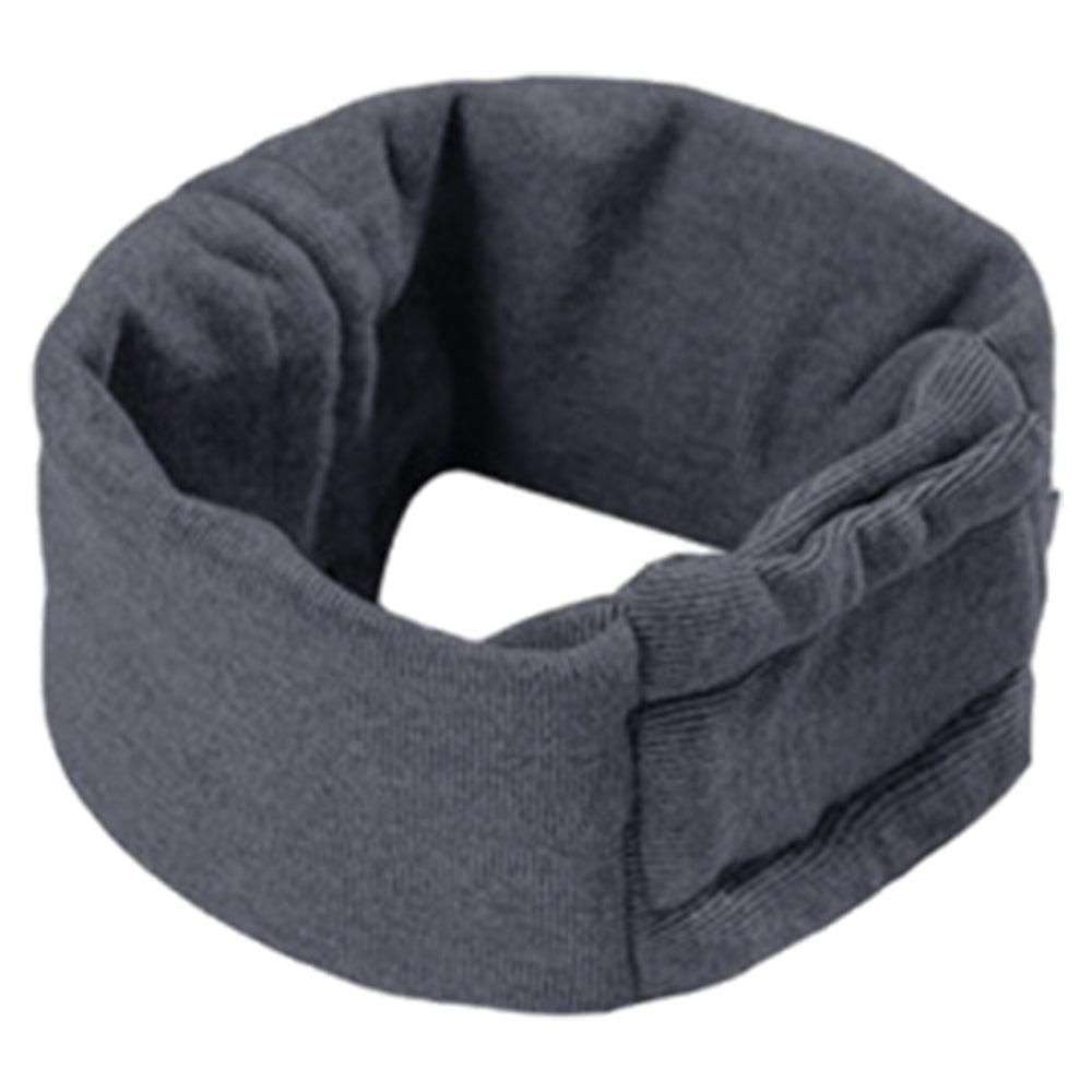 Dog Calming Ear Wraps Ear Protection Cover Pet Dog Head Muff Dark Gray - L