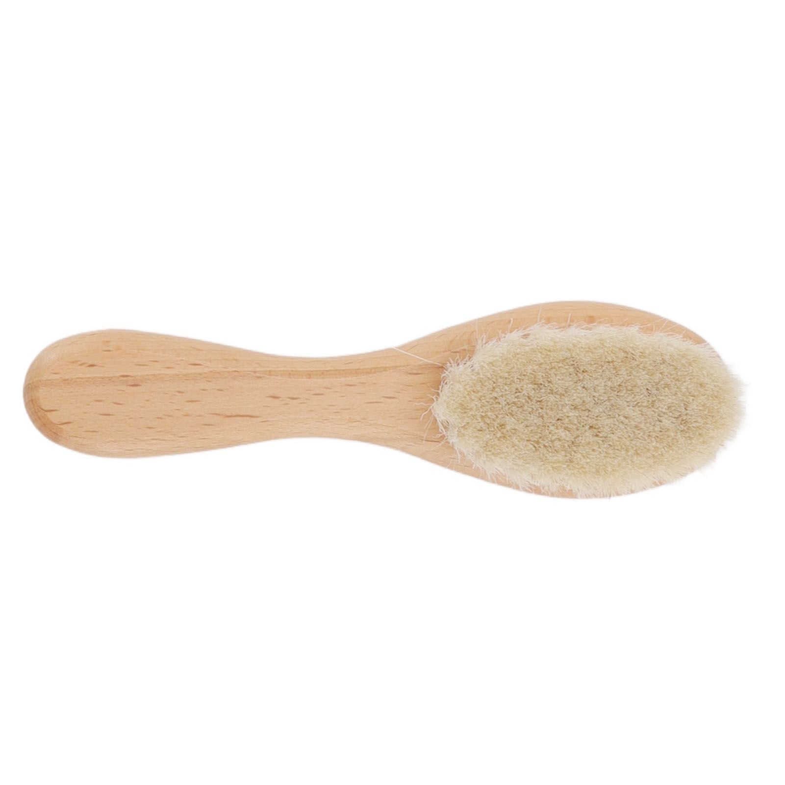 Baby Hair Wool Brush Soft Bristles Styling Beard Brush Baby Bathing Cleaning Nursing Wooden Comb Brush