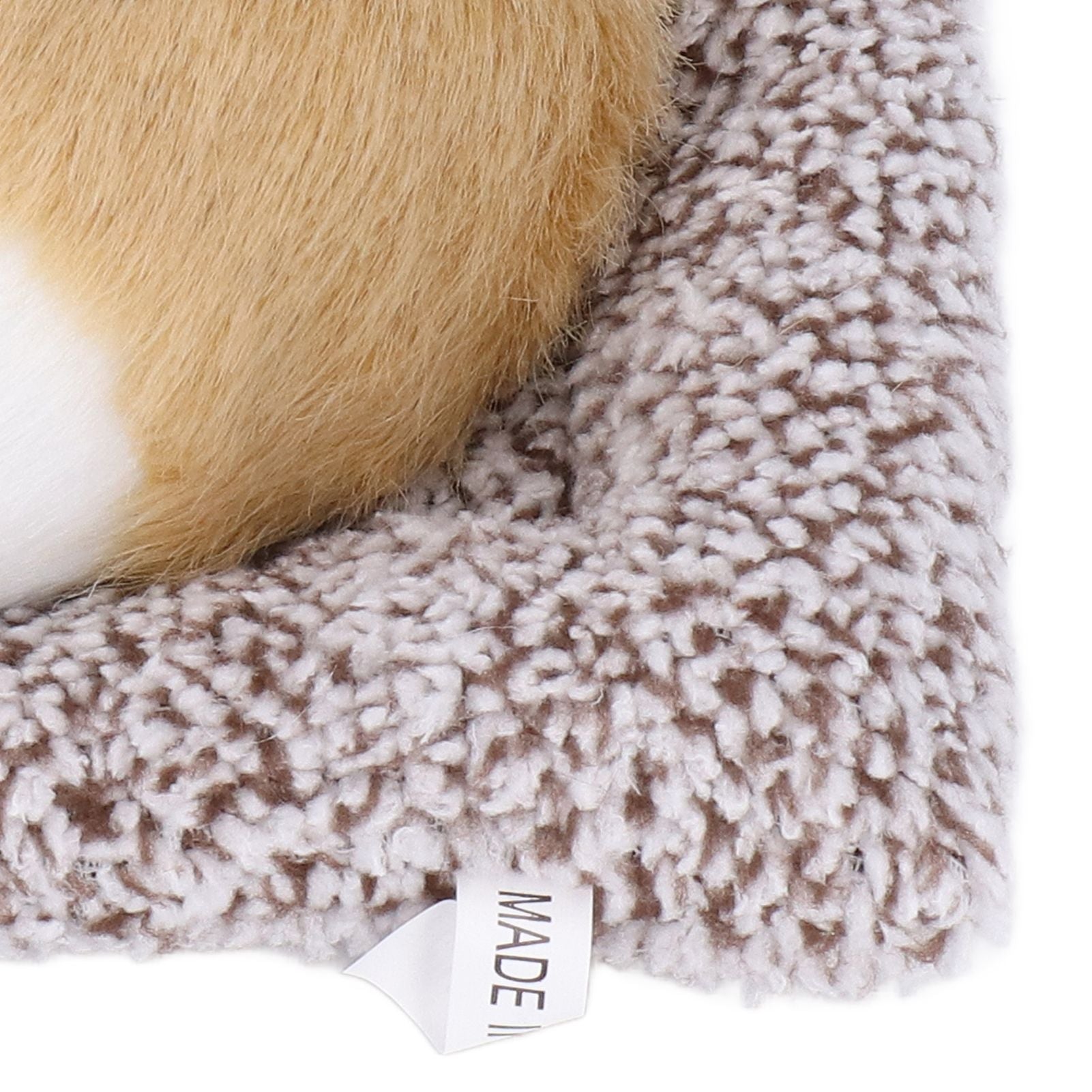 Realistic Sleeping Dog Adorable Sleeping Puppy Children Toys Decorations Gifts for Boys GirlsDirt White Block Nap Dog