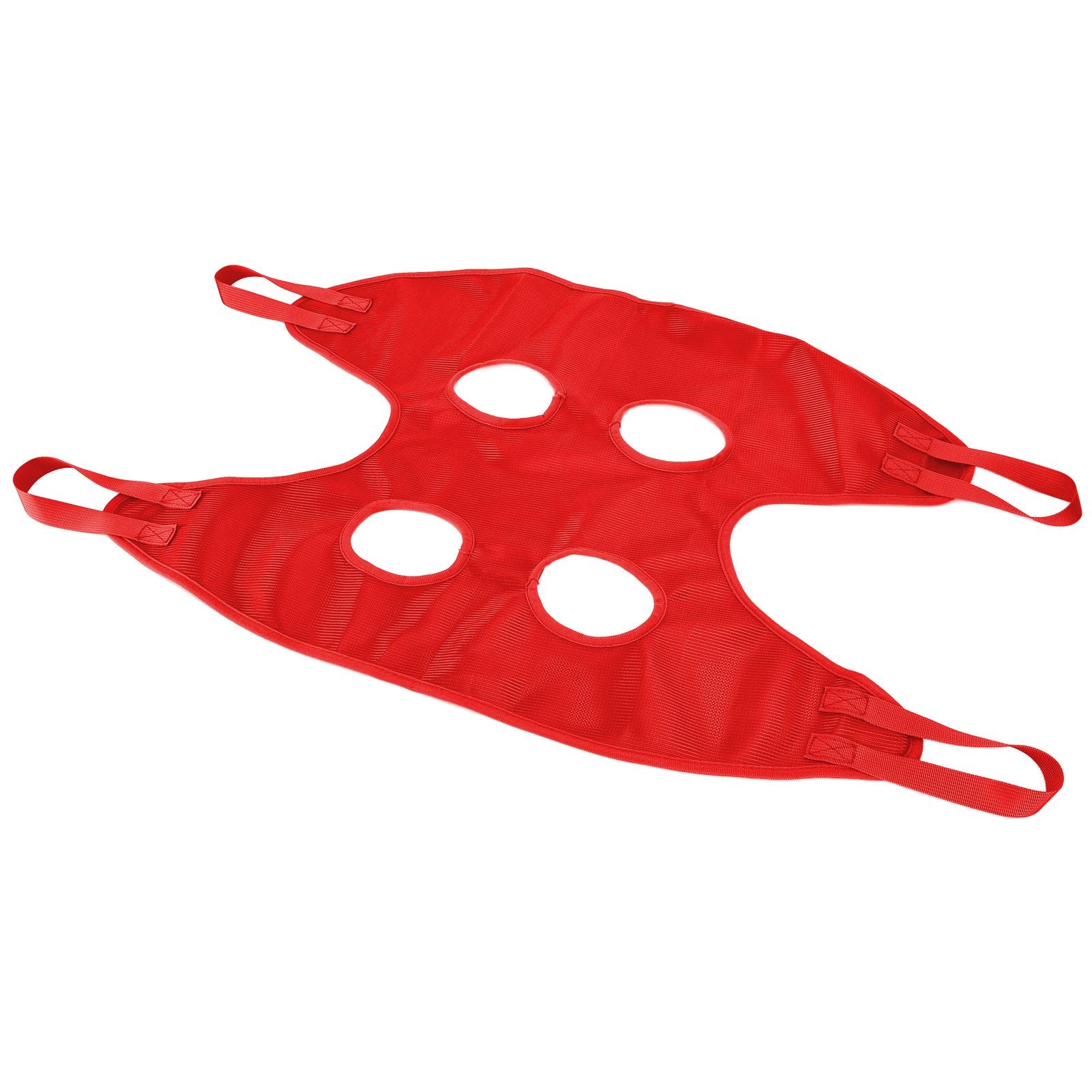 Dog Grooming Sling Multifunctional Pet Grooming Hammock Helper for Bathing Washing Grooming and Trimming NailRed M