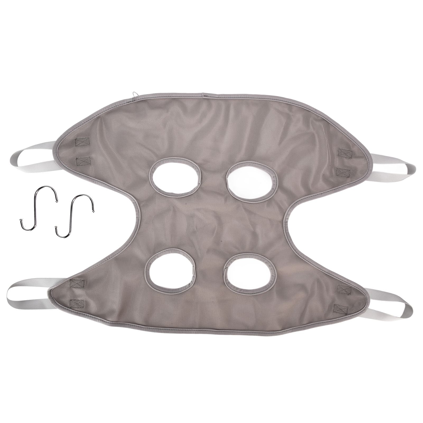 Dog Grooming Sling Multifunctional Pet Grooming Hammock Helper for Bathing Washing Grooming and Trimming NailGrey M