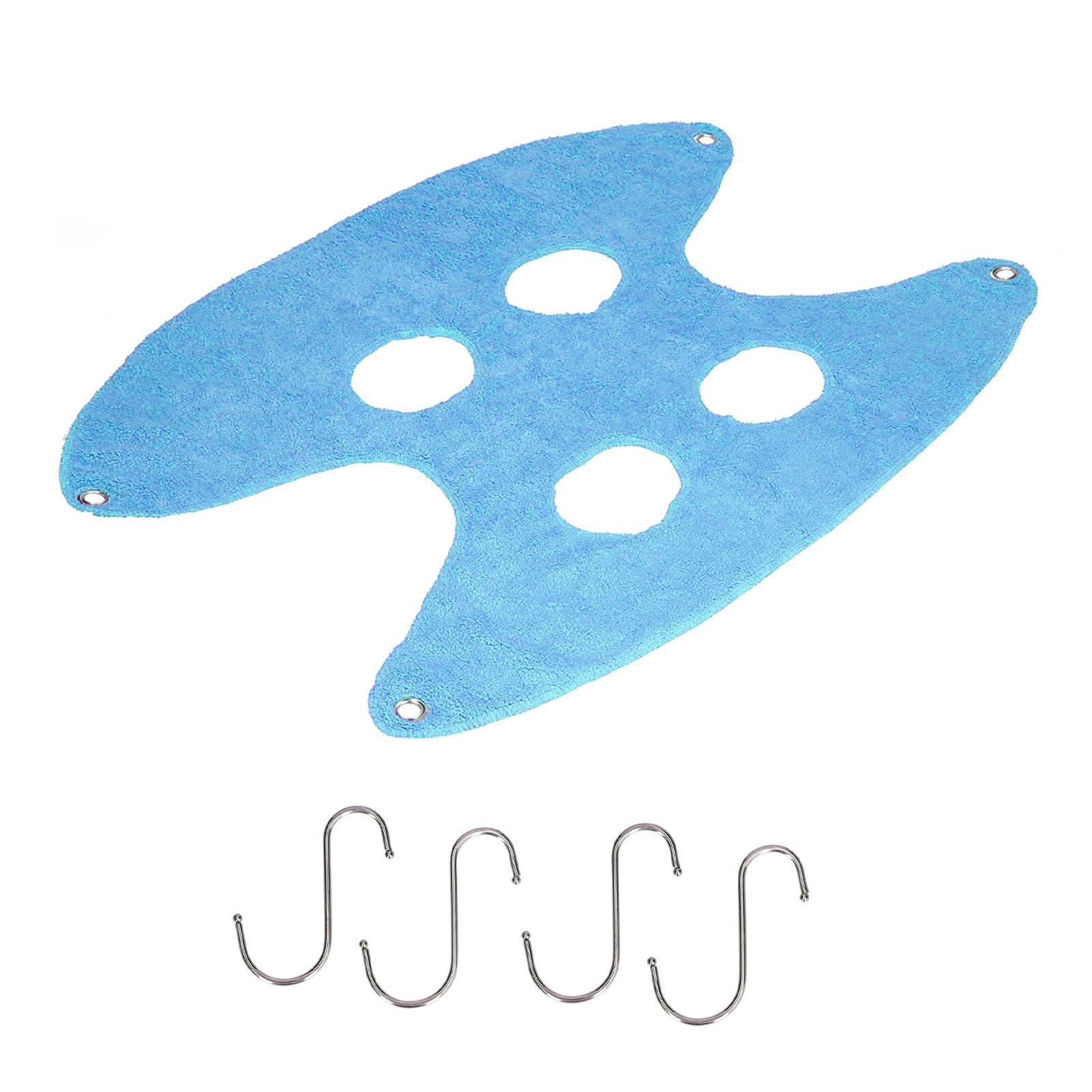 Pet Grooming Sling Dog Grooming Sling Hammock Helper for Bathing Washing Nail ClippingS Blue