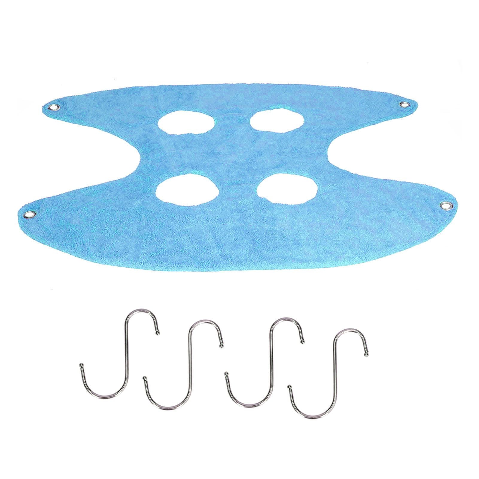 Pet Grooming Sling Dog Grooming Sling Hammock Helper for Bathing Washing Nail ClippingM Blue