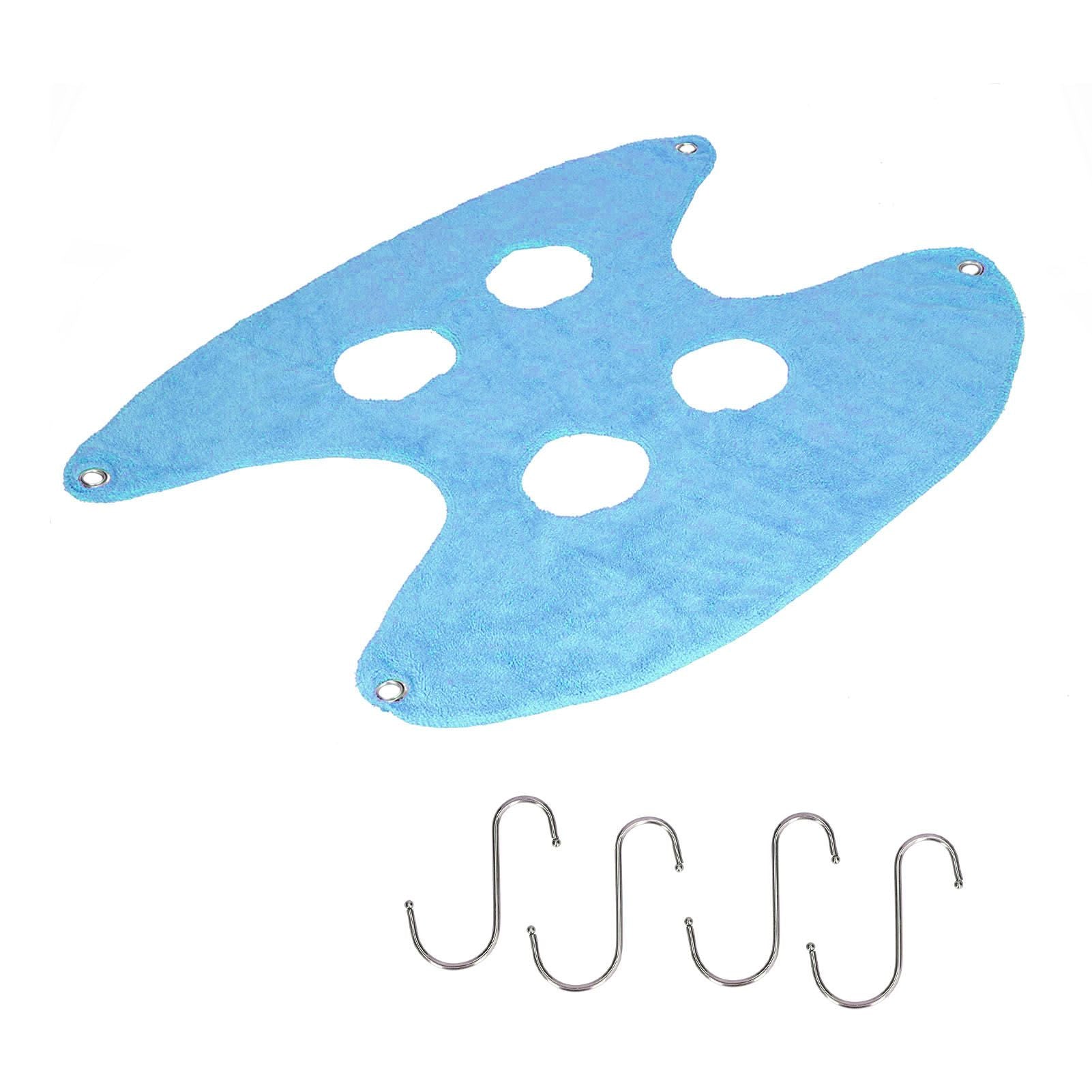 Pet Grooming Sling Dog Grooming Sling Hammock Helper for Bathing Washing Nail ClippingM Blue