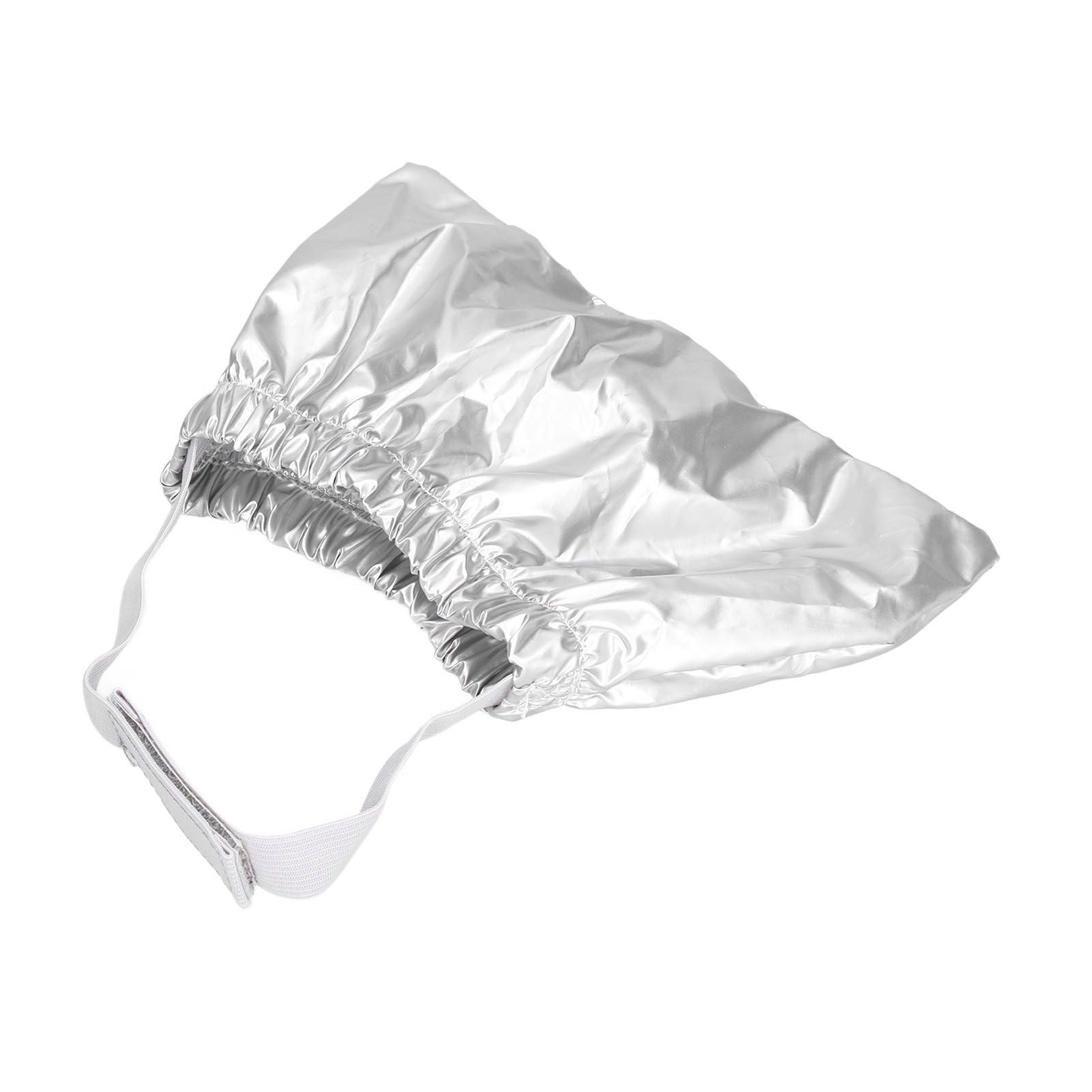 Cat Bathing Hat Waterproof Anti Ear Adjustable Breathable Polyester Pet Shower Hat for DogsSilver M