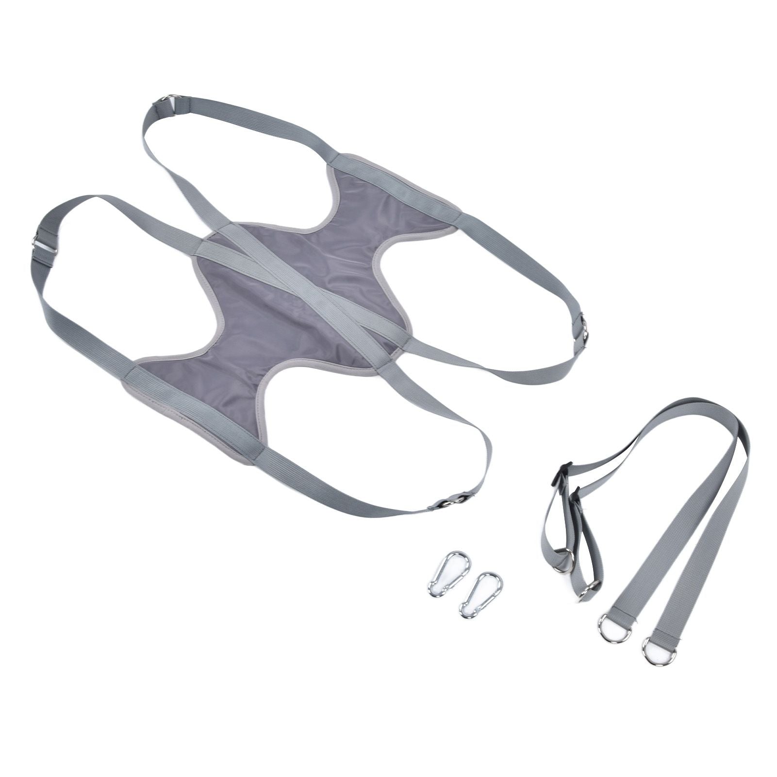 Pet Grooming Hammock Breathable Soft M Size Hammock Restraint Bag for Dogs Cats Nail Clipper Bathing Teeth Ears CleaningGray