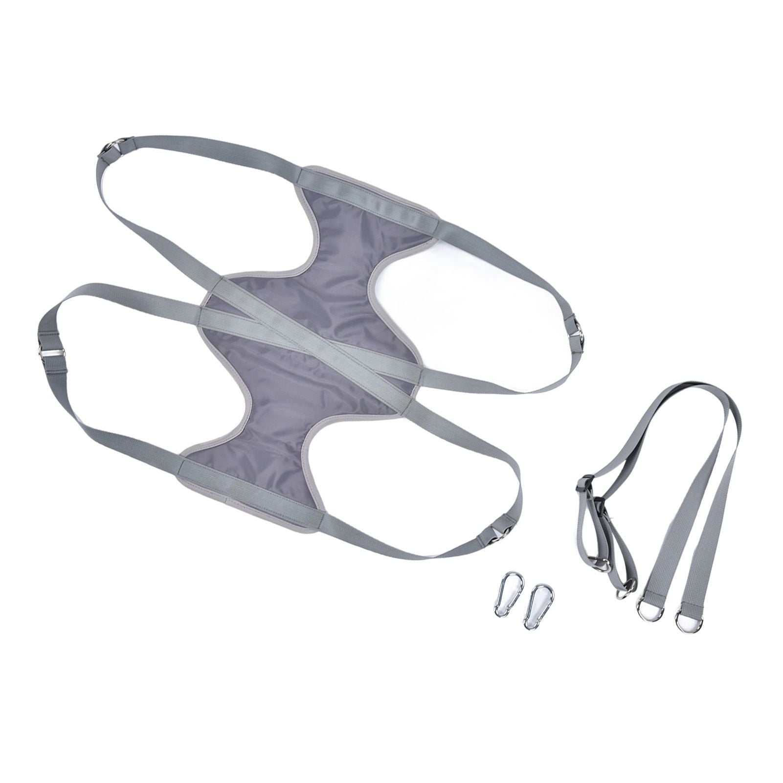 Pet Grooming Hammock Breathable Soft M Size Hammock Restraint Bag for Dogs Cats Nail Clipper Bathing Teeth Ears CleaningGray