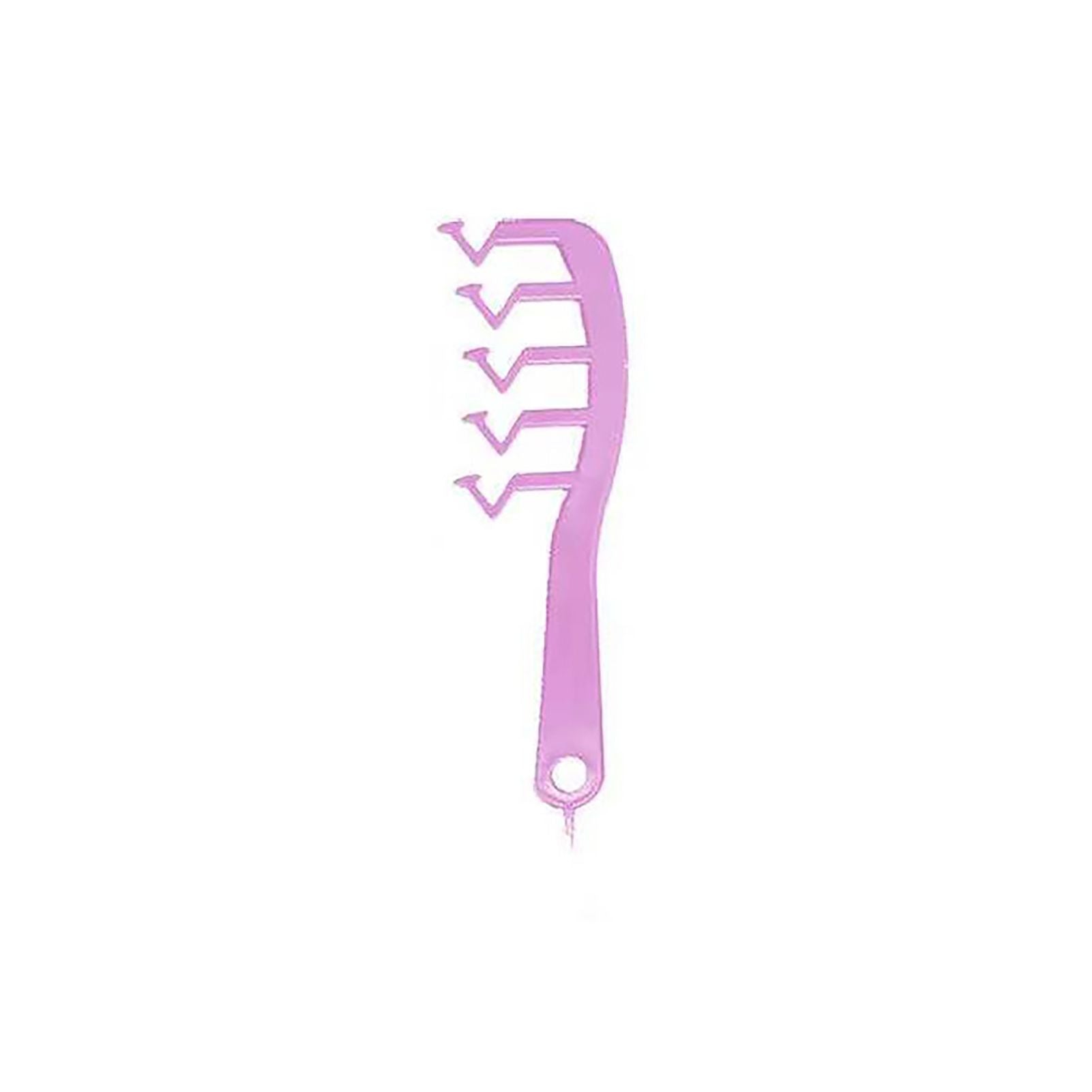 Z Shape Hair Comb Plastic Portable Detangling Combs Hair Styling Tool for Beauty SalonPurple