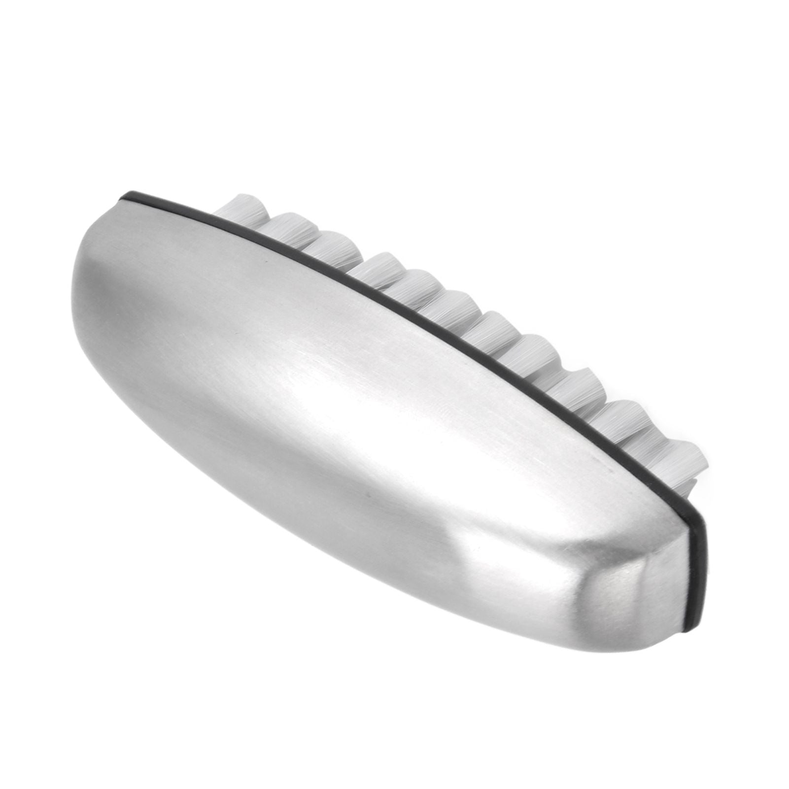 Fruit Vegetable Cleaning Brush 304 Stainless Steel Nylon Wool Multifunction Finger Nail Brush for Kitchen