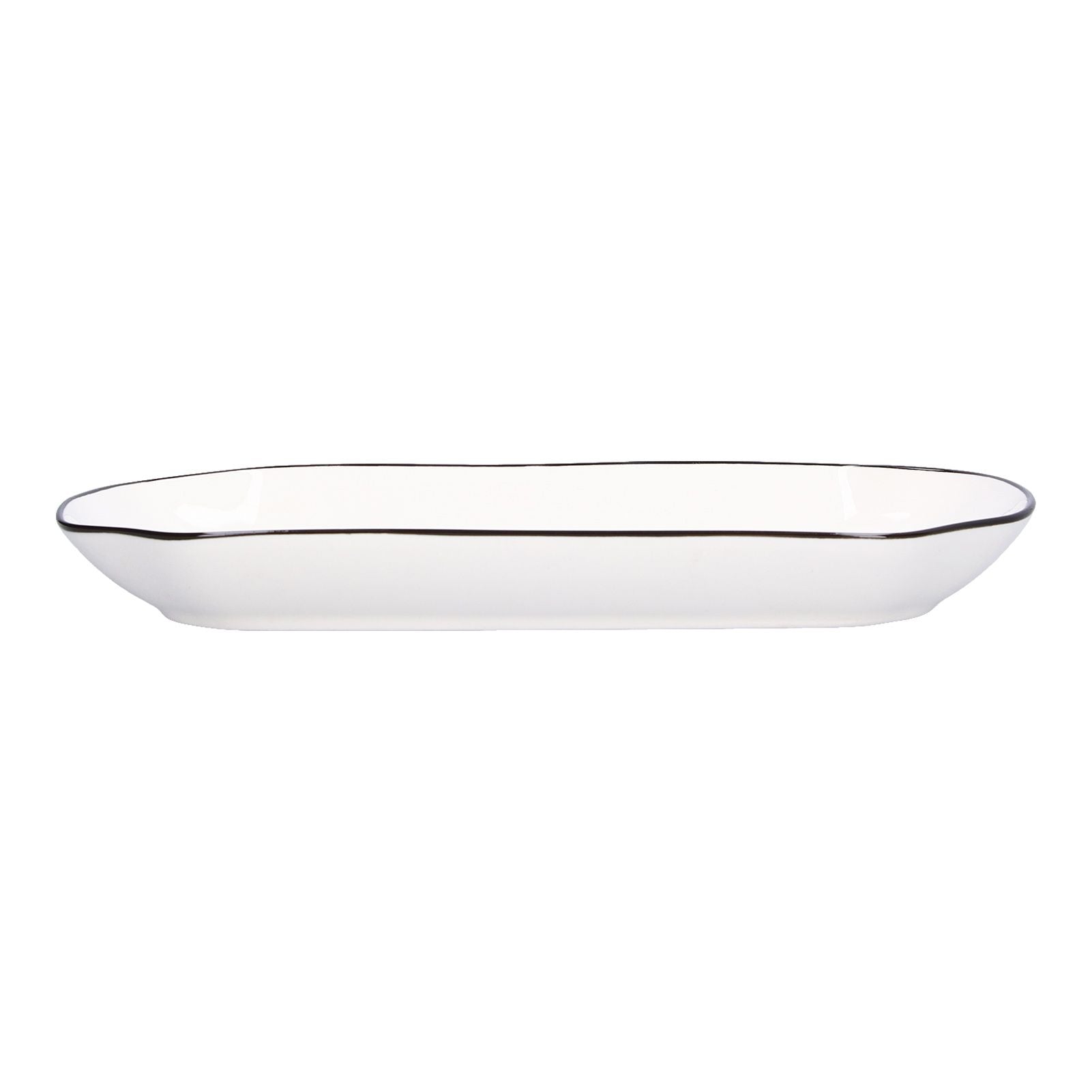 12in Dinner Plate Dish 550ml White Ceramic Noodle Soup Fish Plate Kitchen Tableware for Restaurant
