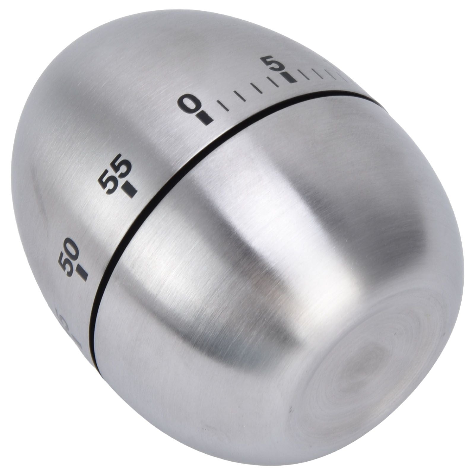 Cooking Timer Egg Shaped Clear Scale Design Manual Mechanical 60 Minutes Kitchen Baking Timing Reminder