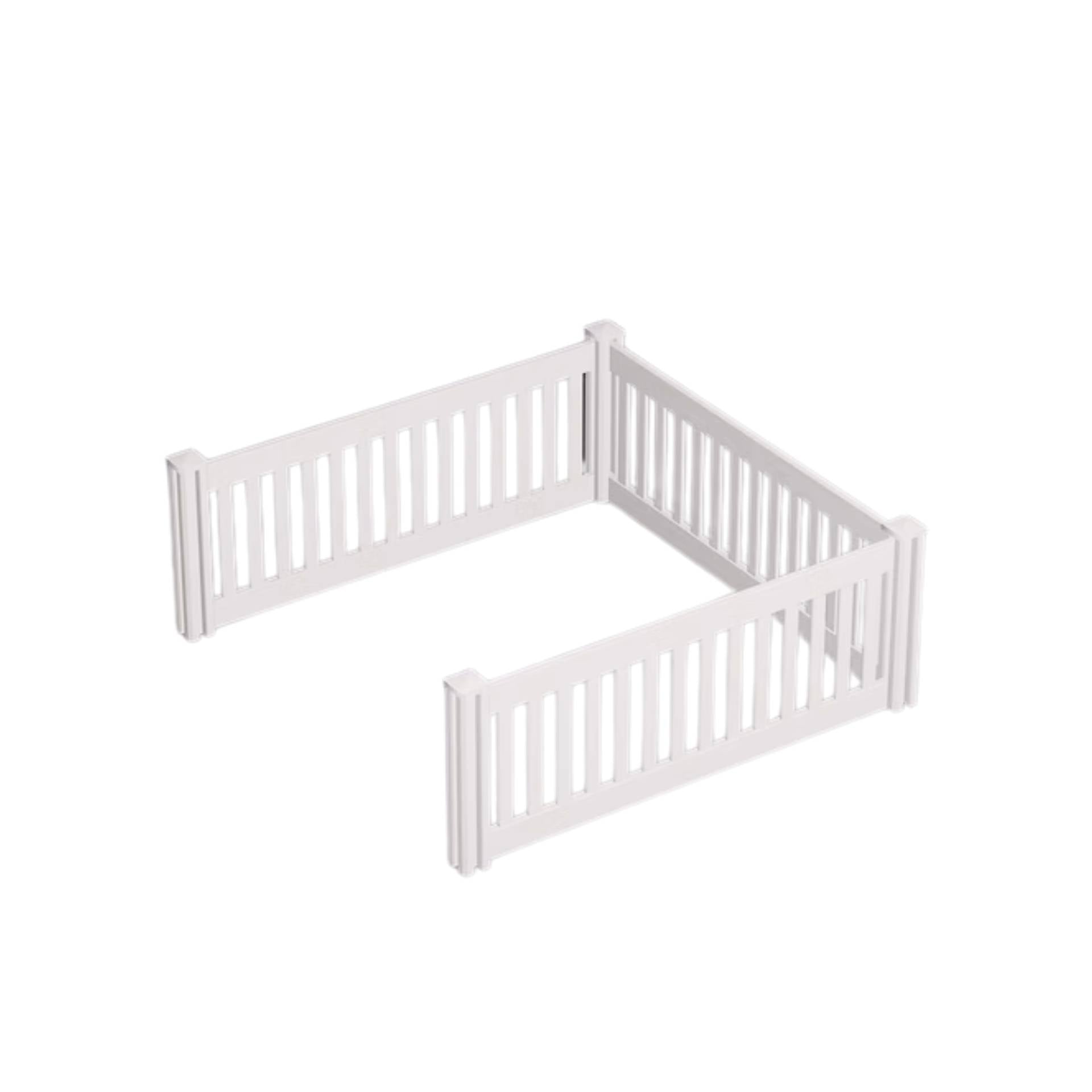 Rooster Farms PVC Dog Play Pen Extension for Whelping Box - 1.48m x 1.48m x 0.48m