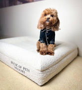 HOPD Memory Foam Dog Bed in Bouclé - Medium