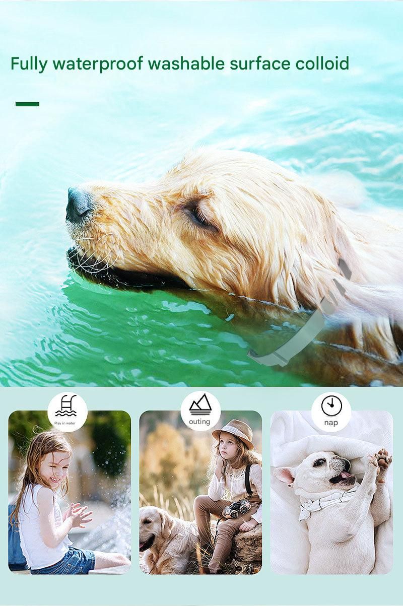 Grey 62cm Adjustable Flea and Tick Collar for Dogs and Cats - 8 Month Protection, Waterproof TPR Design with Safety Release - Repels Fleas, Ticks, and Mosquitoes for Small to Large Pets