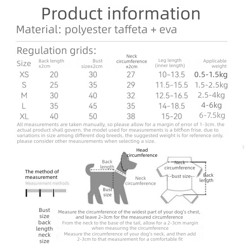 Grey and Orange L size Dog Raincoat with Leash Access and Transparent Hood - Waterproof Full Body Pet Rain Suit for Small and Medium Dogs, Reflective Trim, Removable Tail Cover, Outdoor Walking Apparel