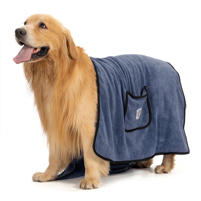 3 Piece Dog Rain Gear Set -M size  Pet Rainy Day Kit with Grey Waterproof Dog Raincoat,  yellow Waterproof Rain Boots Set of 4 and grey Super Absorbent Quick Dry Pet Towel for Small and Medium Dogs