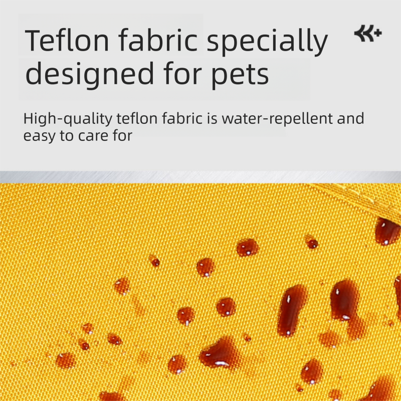 Green M size Portable Foldable Pet Bed Mat – Waterproof Travel Dog Bed and Cat Cushion with Carry Handles, Removable Washable Cover, Plush Comfort Padding for Indoor and Outdoor Use