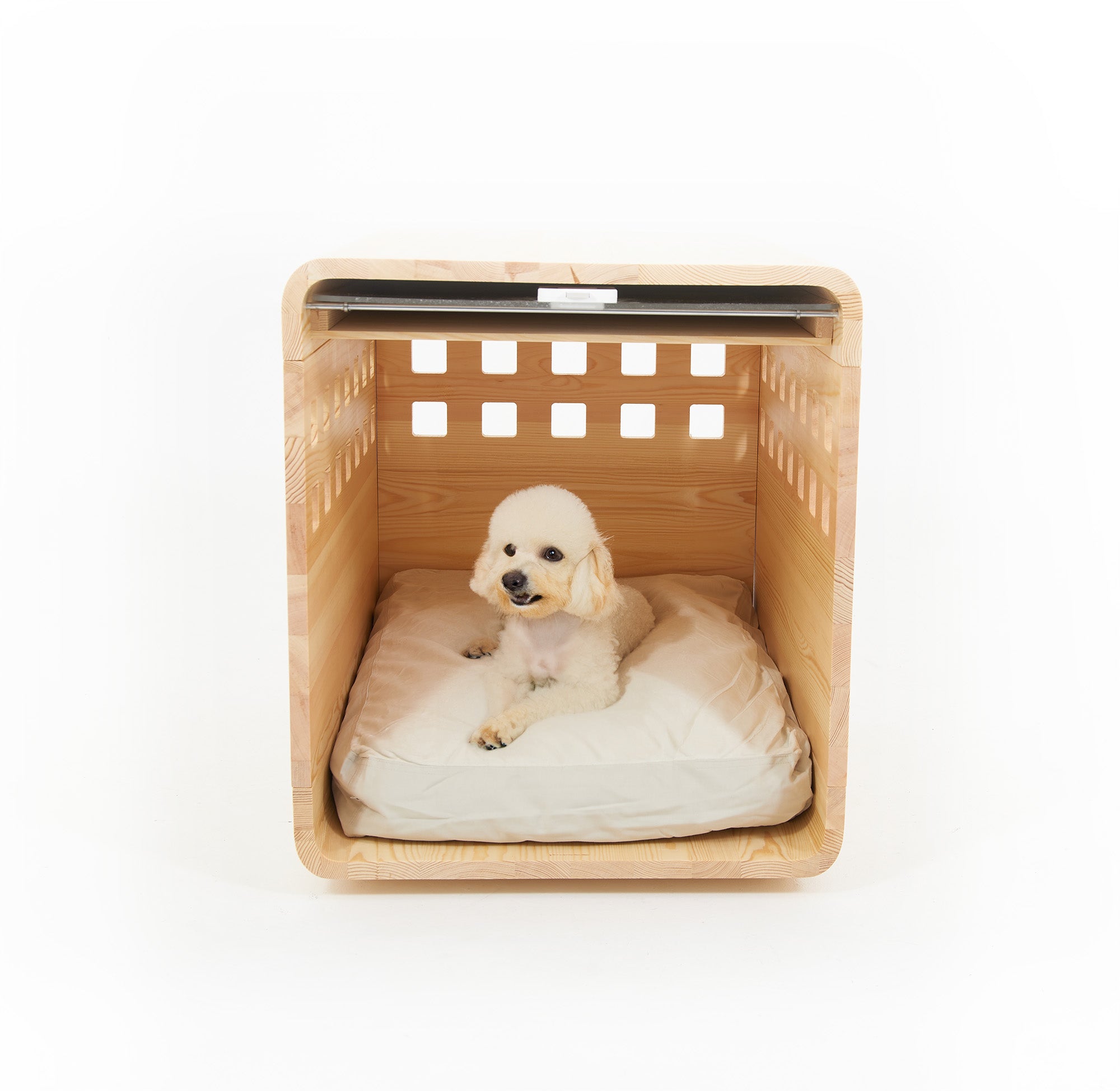 Timber Side Table Crate Furniture Dog Pet
