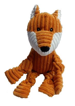 Paw Play Soft Squeaker Chew Dog Toy 30CM - FOX