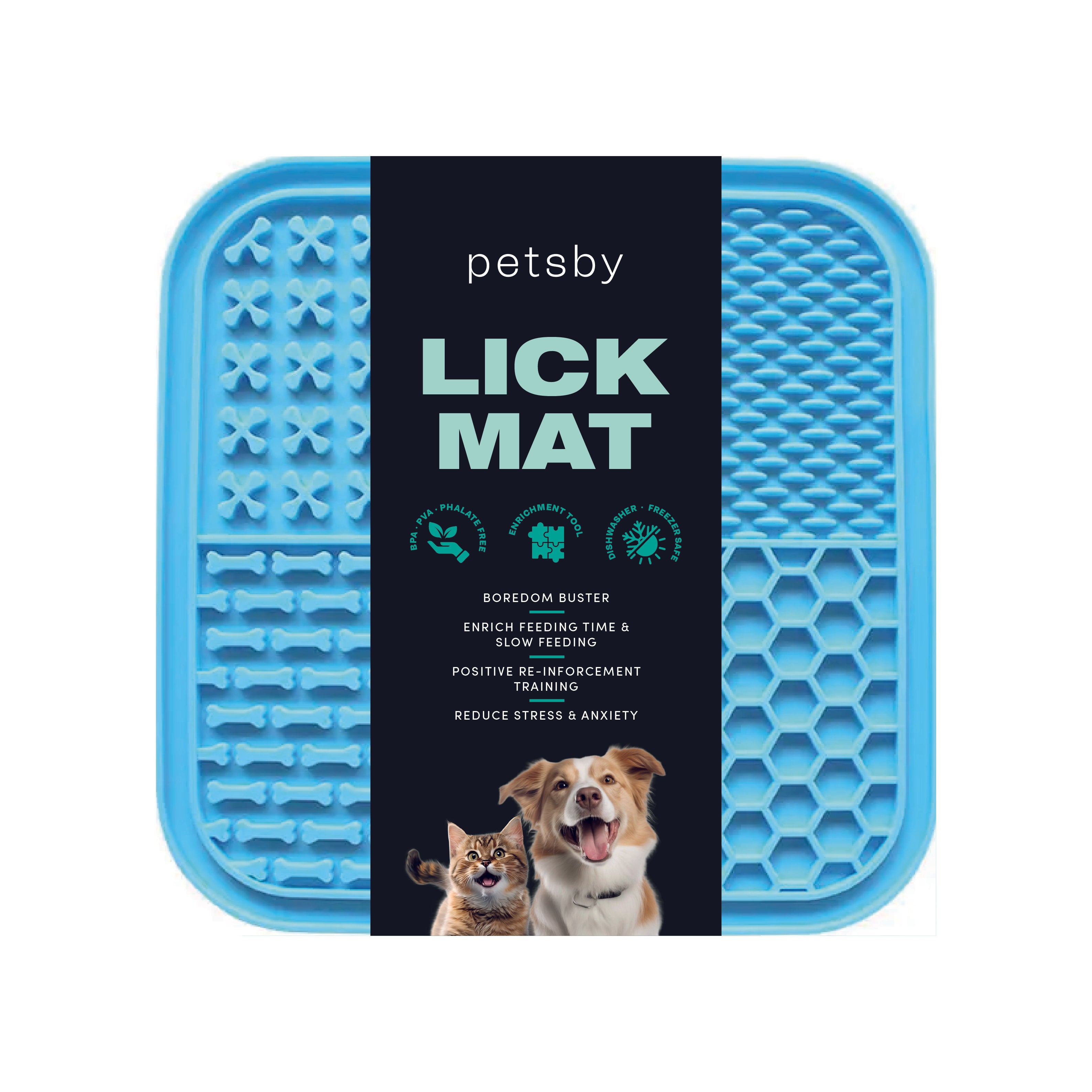 Lick Mat for Dogs Cats Slow Feeder