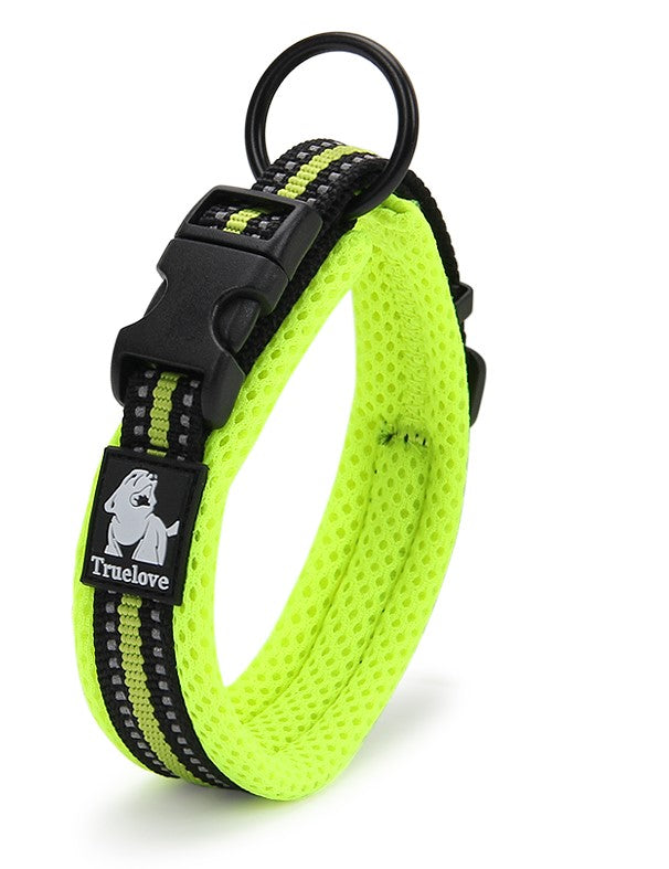 Heavy Duty Reflective Collar Neon Yellow 2XS