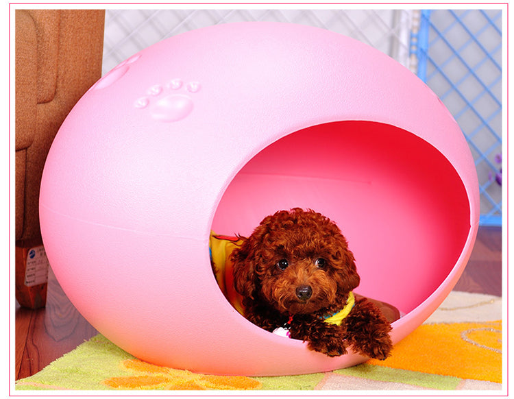 YES4PETS Medium Cave Cat Kitten Box Igloo Cat Bed House Dog Puppy House Pink