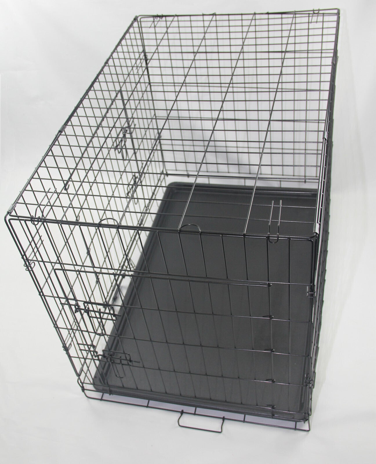 YES4PETS 24' Portable Foldable Dog Cat Rabbit Collapsible Crate Pet Cage with Blue Cover