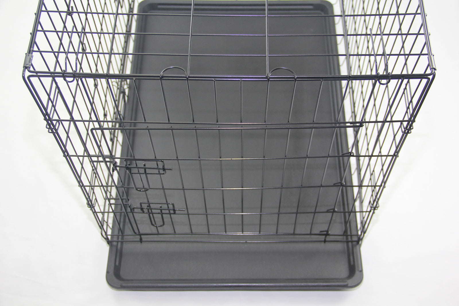 YES4PETS 24' Portable Foldable Dog Cat Rabbit Collapsible Crate Pet Cage with Blue Cover